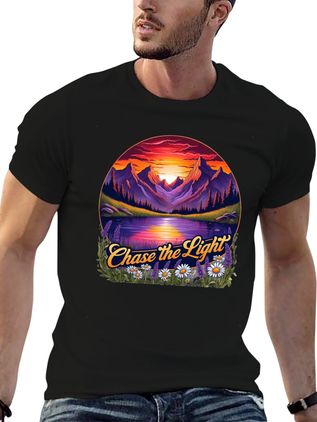 Chase the Light Graphic T-Shirt - Nature Inspired