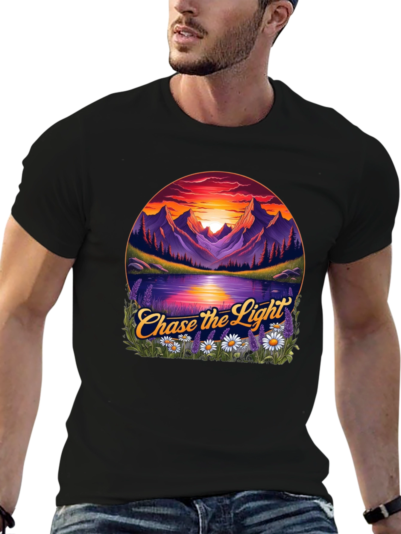Chase the Light Graphic T-Shirt - Nature Inspired