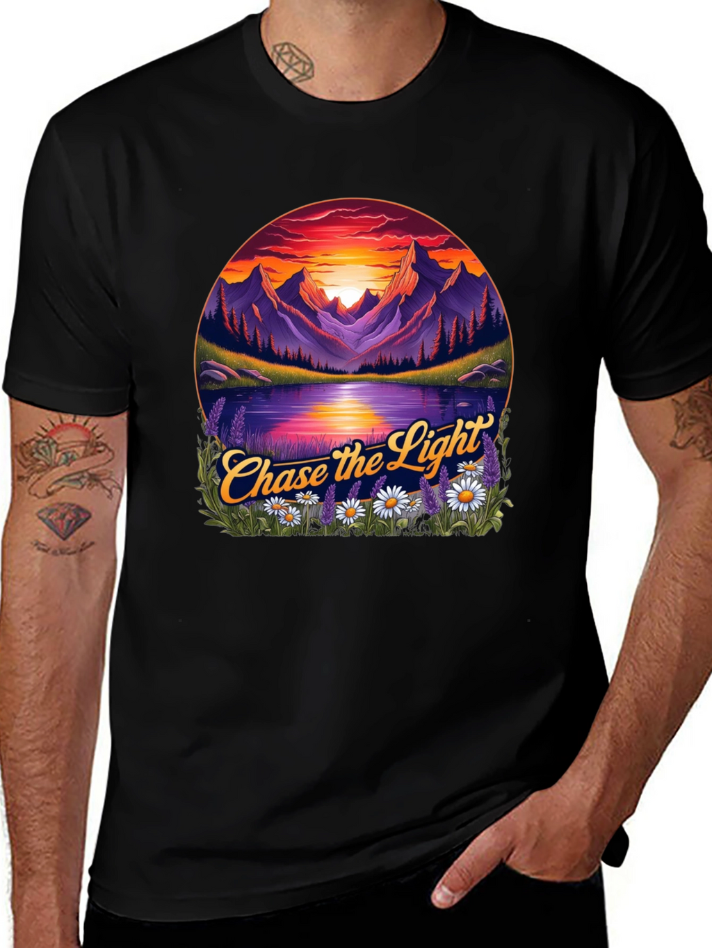 Chase the Light Graphic T-Shirt - Nature Inspired