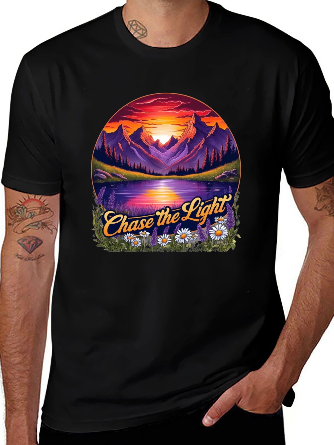 Chase the Light Graphic T-Shirt - Nature Inspired