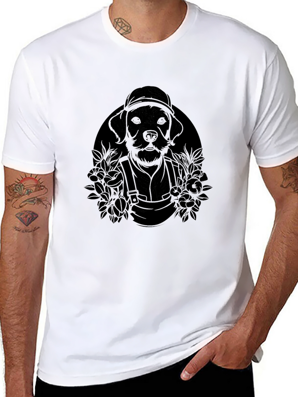 Dog Gardener Graphic T-Shirt