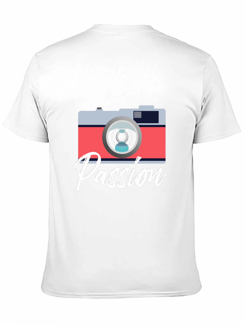 Passion Camera Graphic Tee - Photography Lover Shirt