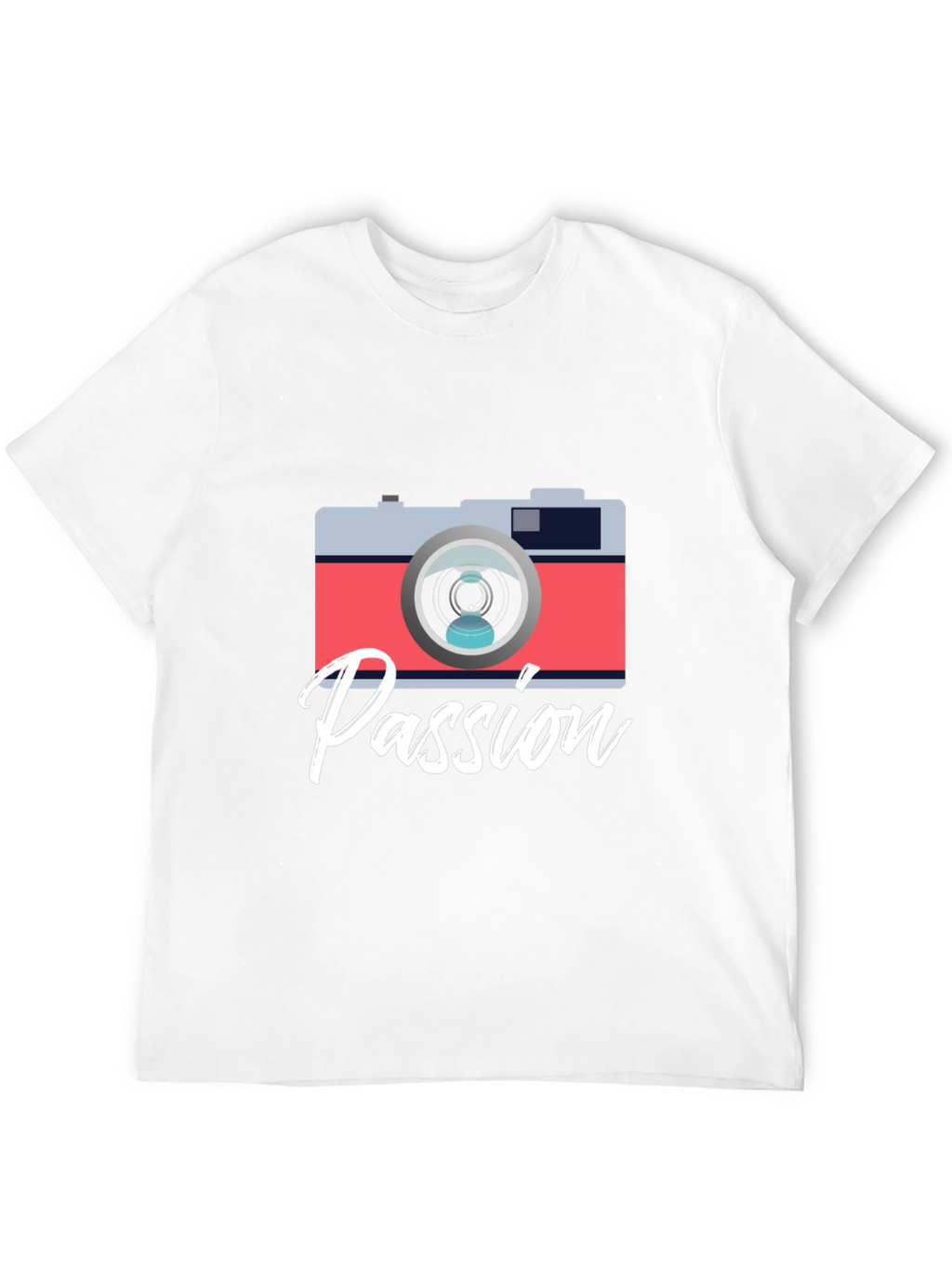 Passion Camera Graphic Tee - Photography Lover Shirt