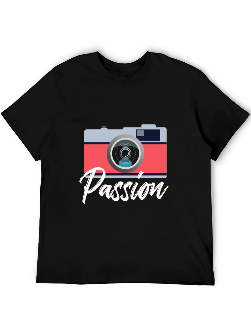 Passion Camera Graphic Tee - Photography Lover Shirt