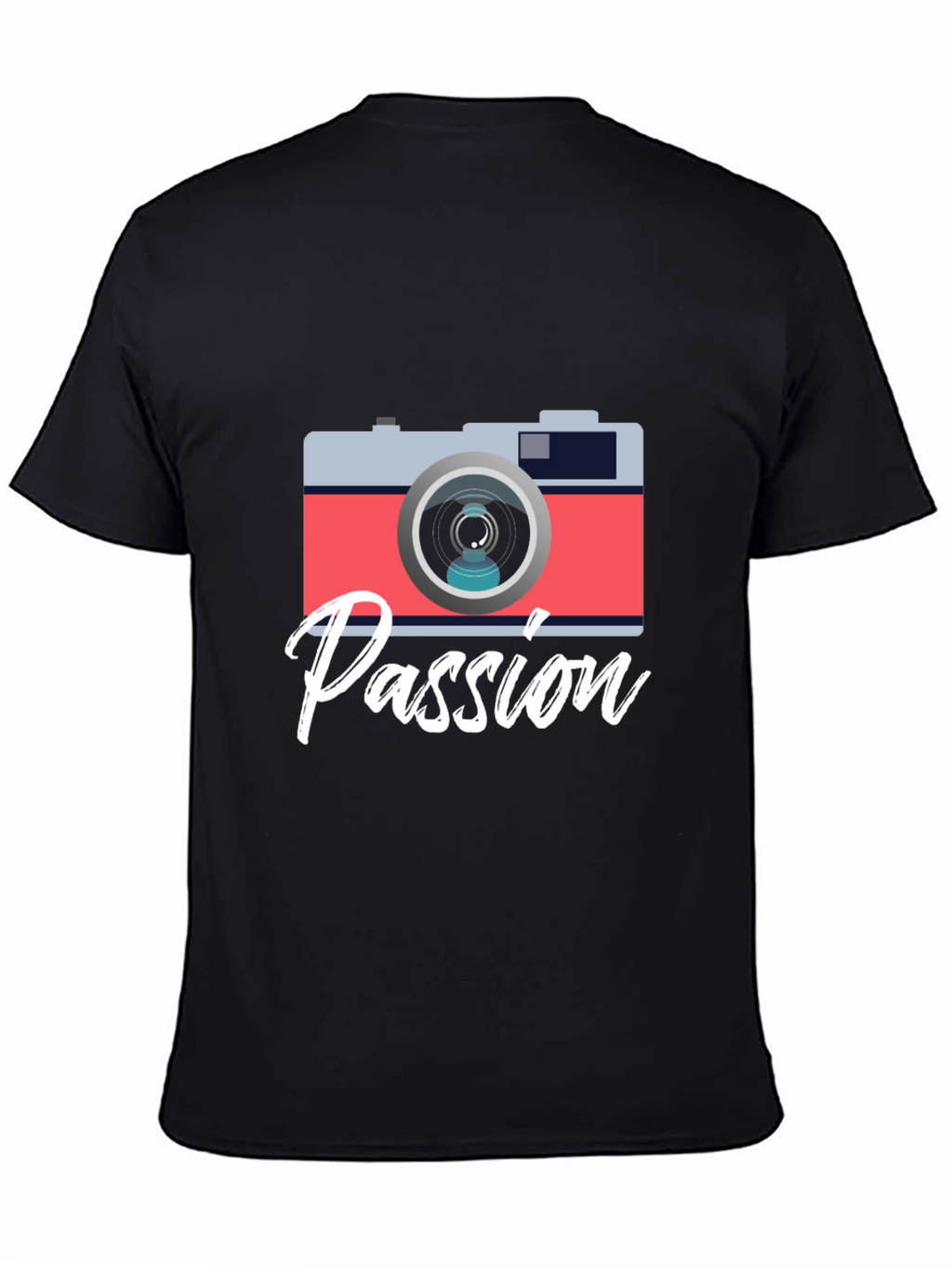 Passion Camera Graphic Tee - Photography Lover Shirt