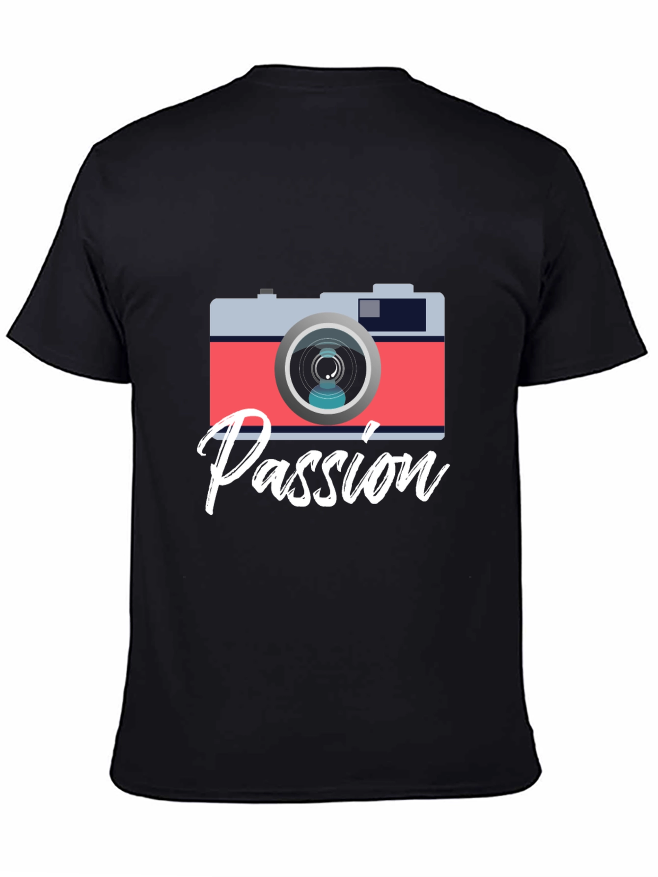 Passion Camera Graphic Tee - Photography Lover Shirt