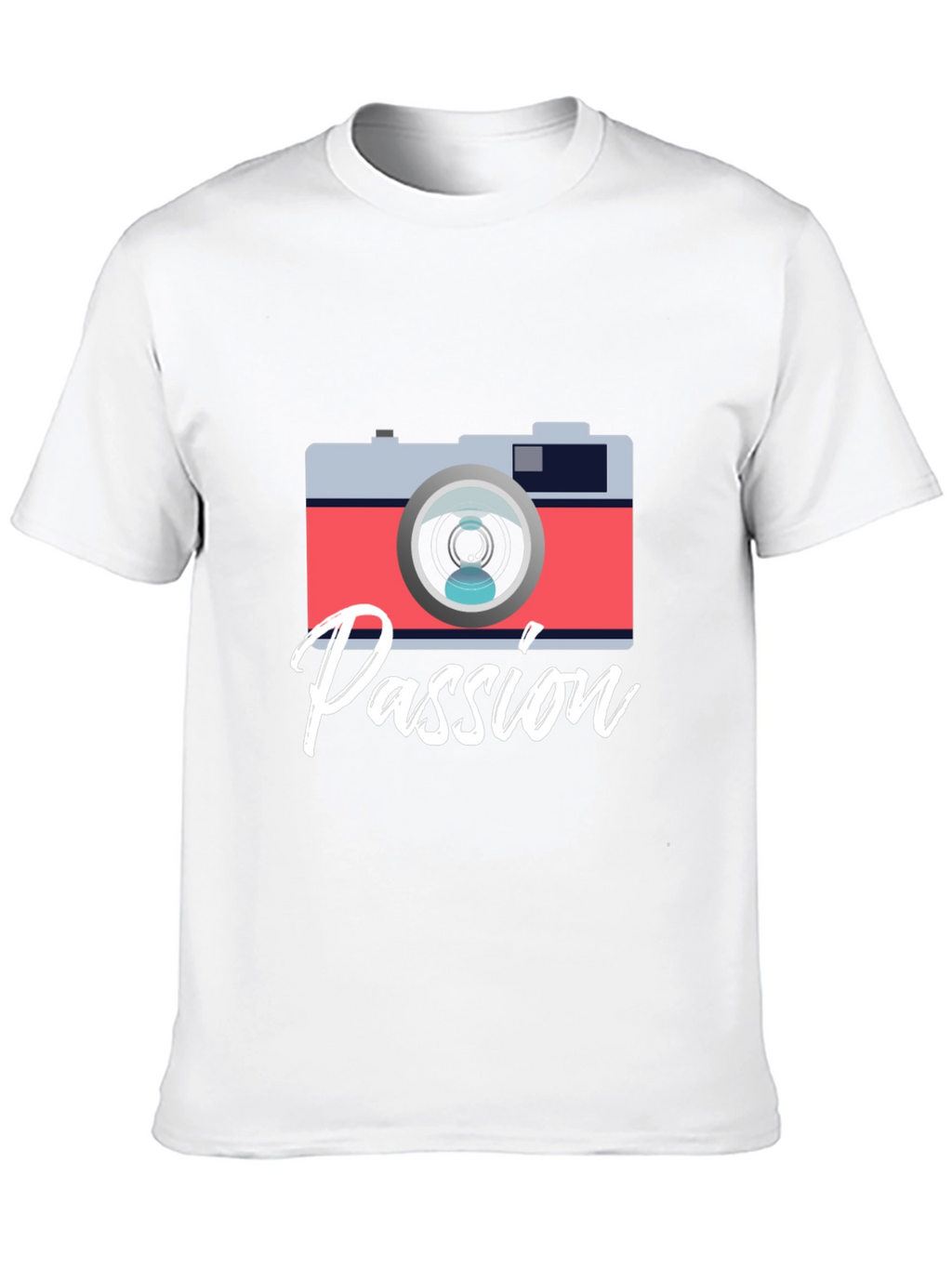 Passion Camera Graphic Tee - Photography Lover Shirt