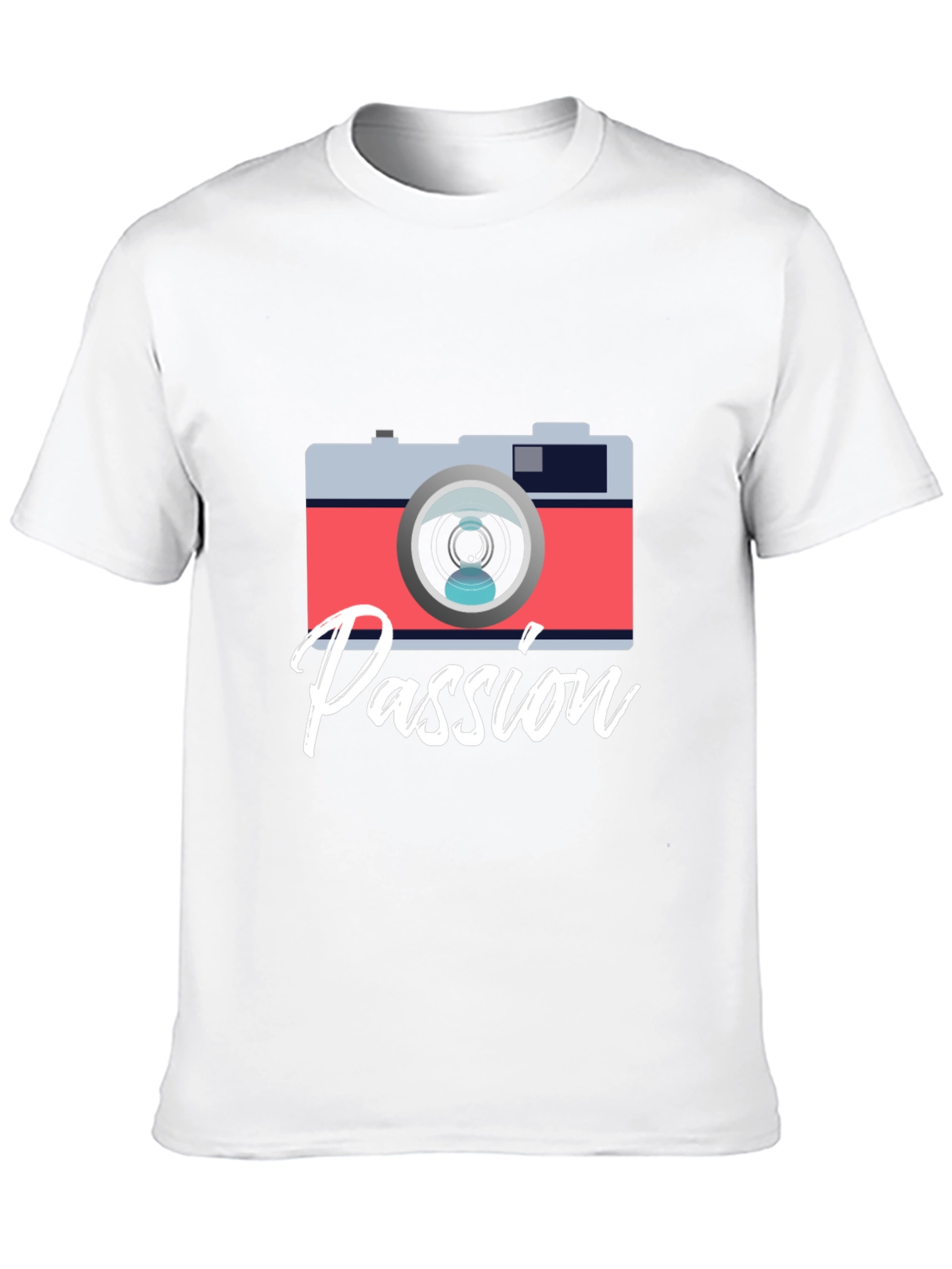 Passion Camera Graphic Tee - Photography Lover Shirt