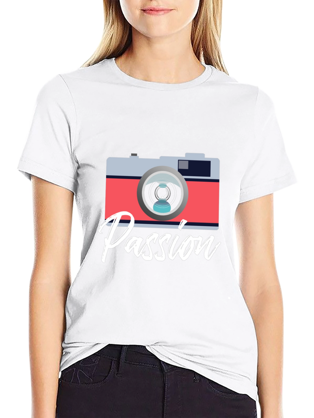 Passion Camera Graphic Tee - Photography Lover Shirt