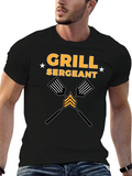 Grill Sergeant BBQ T-Shirt - Funny Grilling Design