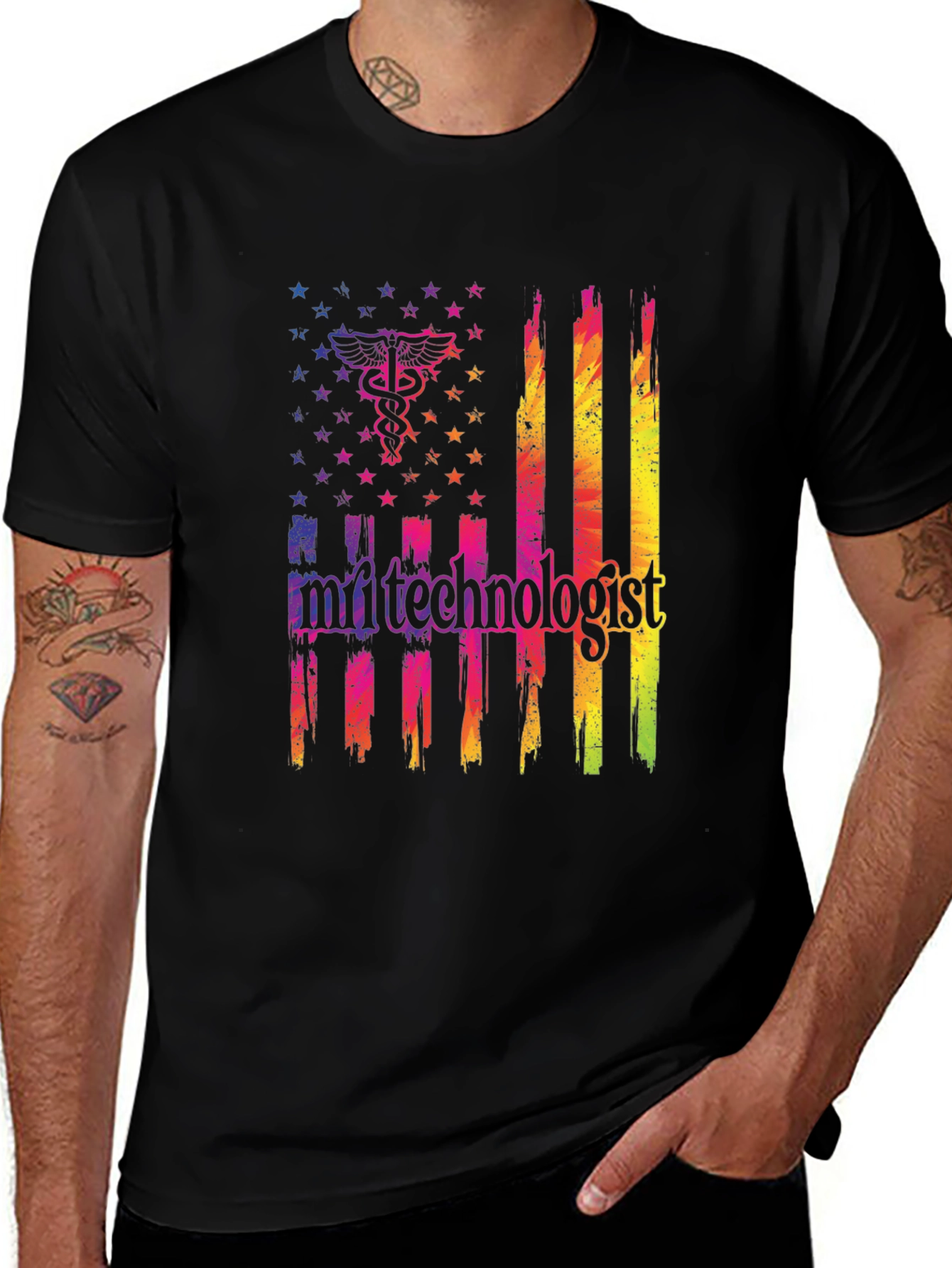 MRI Technologist American Flag T-Shirt