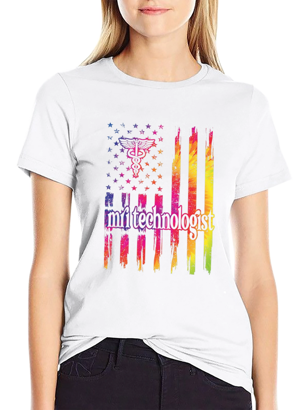 MRI Technologist American Flag T-Shirt
