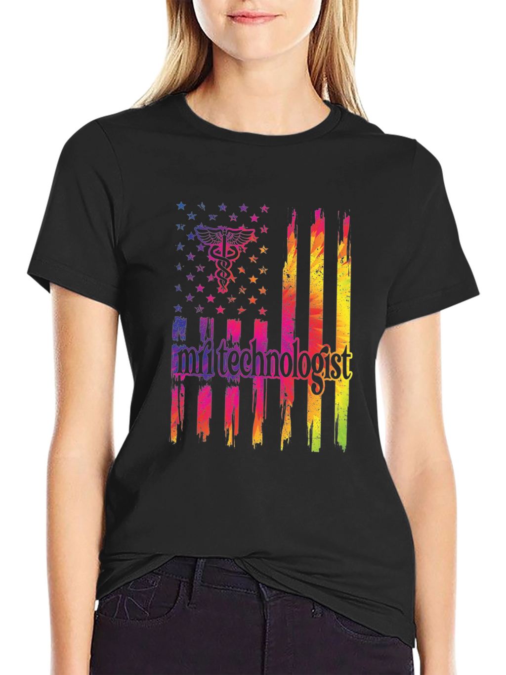 MRI Technologist American Flag T-Shirt