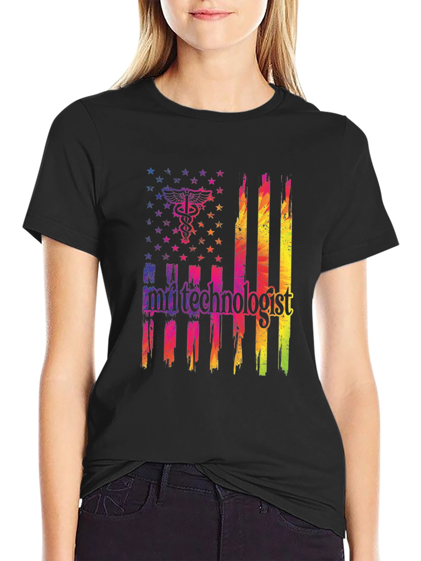 MRI Technologist American Flag T-Shirt