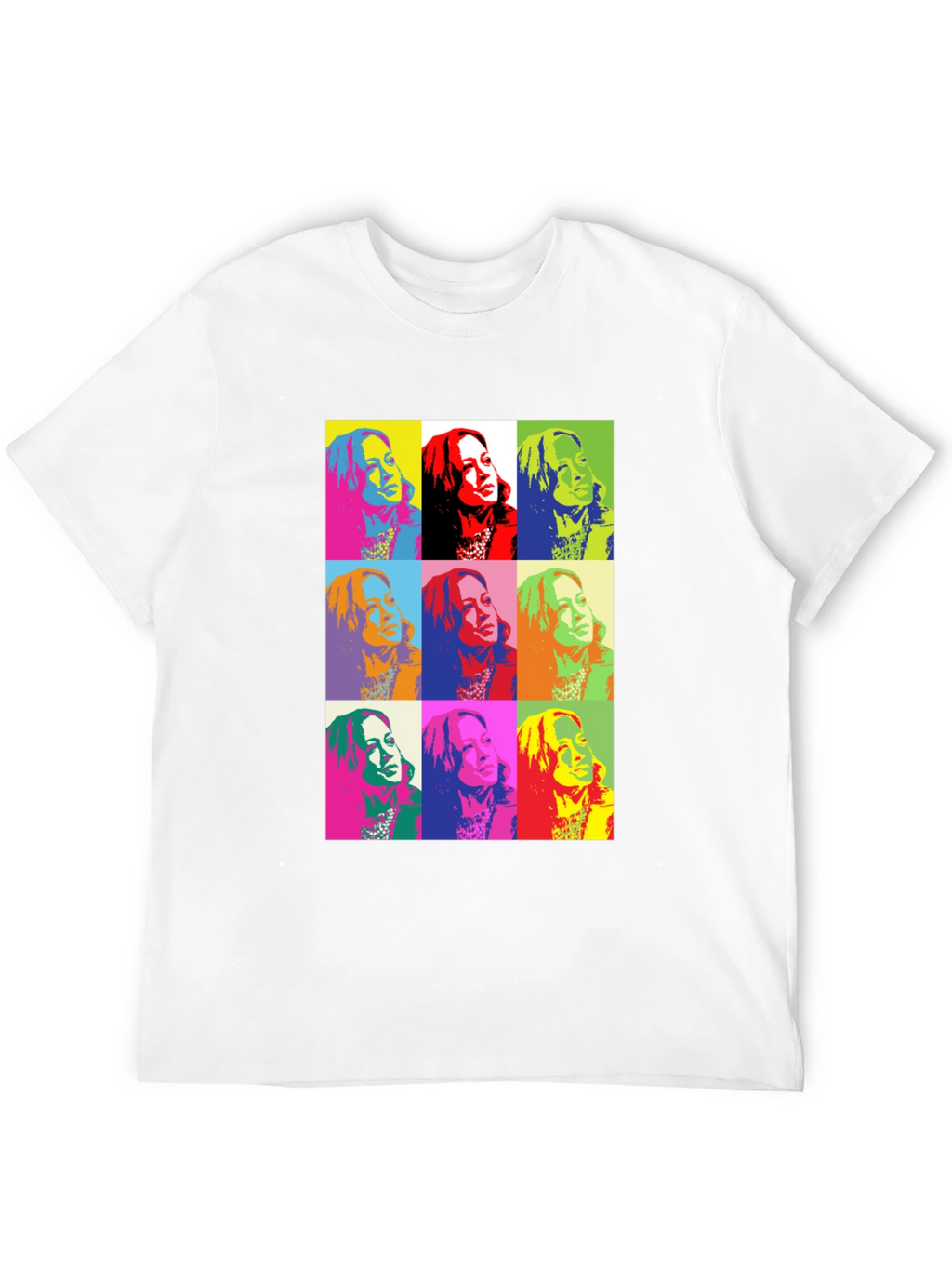 Pop Art Portrait T-Shirt - Bold Graphic Tee