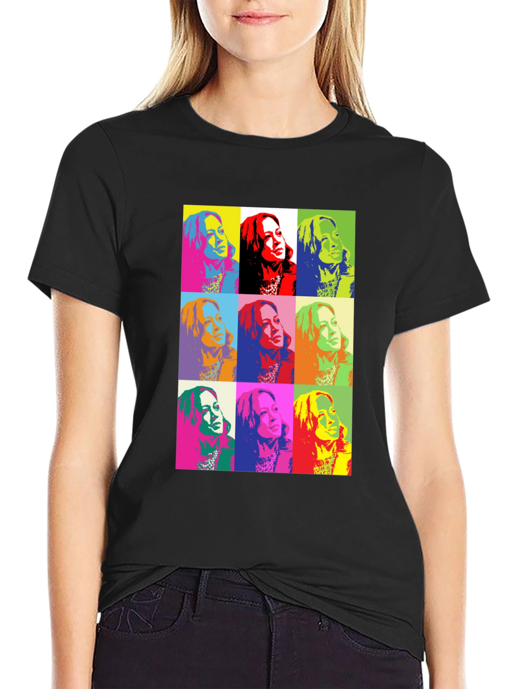 Pop Art Portrait T-Shirt - Bold Graphic Tee