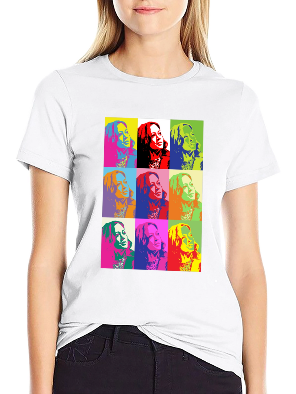 Pop Art Portrait T-Shirt - Bold Graphic Tee