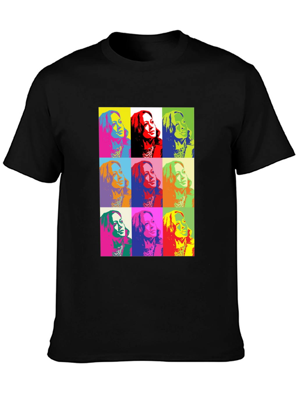 Pop Art Portrait T-Shirt - Bold Graphic Tee