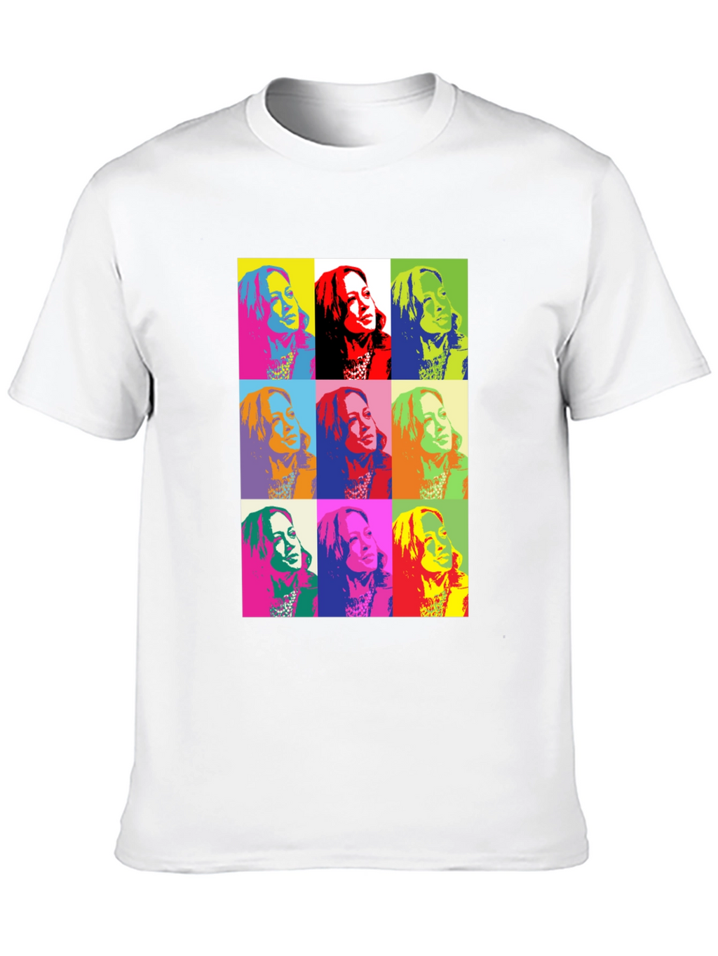 Pop Art Portrait T-Shirt - Bold Graphic Tee