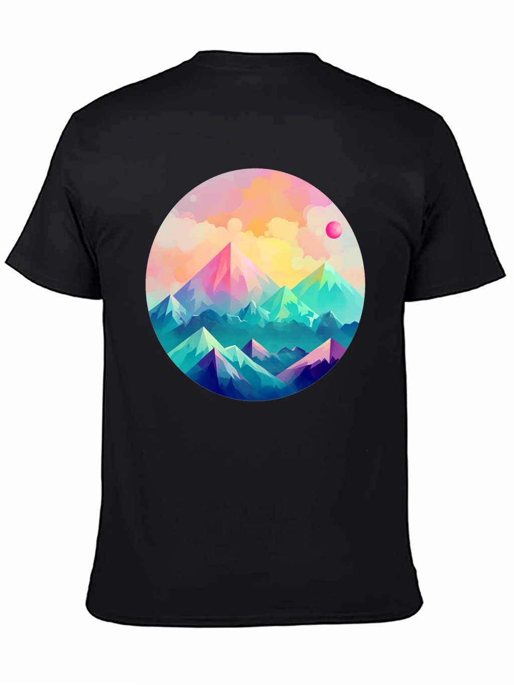Mountainscape Graphic Tee - Artistic Comfort