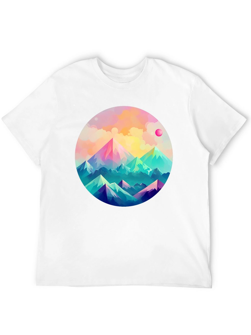 Mountainscape Graphic Tee - Artistic Comfort