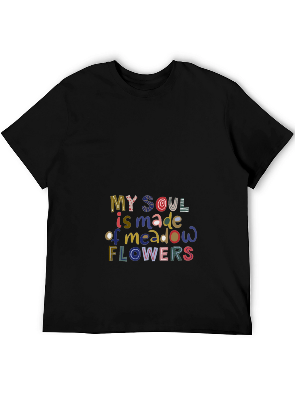 Soulful Meadow Flowers Graphic T-Shirt
