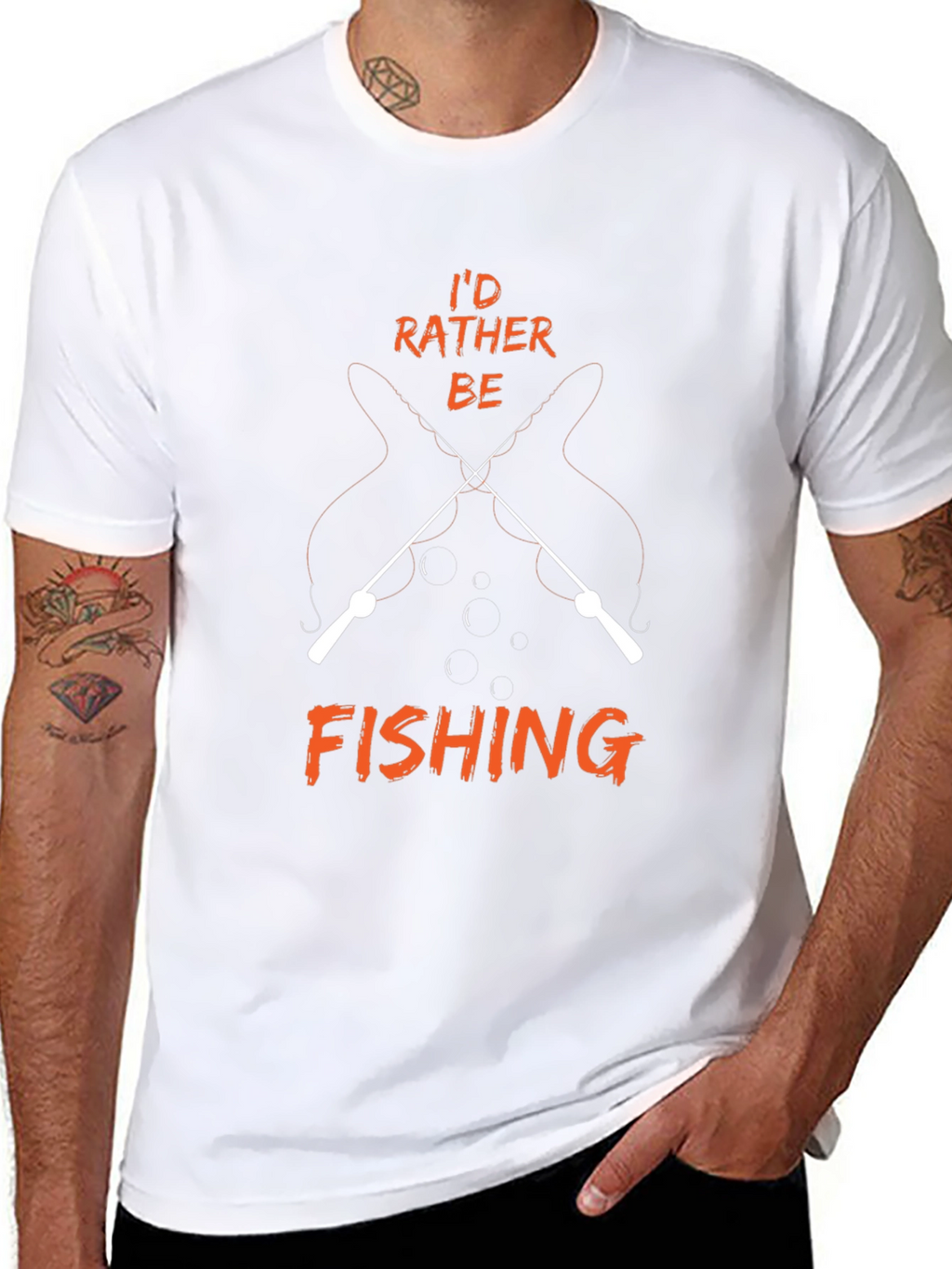 Id Rather Be Fishing Graphic Tee - Soft Cotton