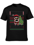 K-Pop Christmas Santa Graphic Tee
