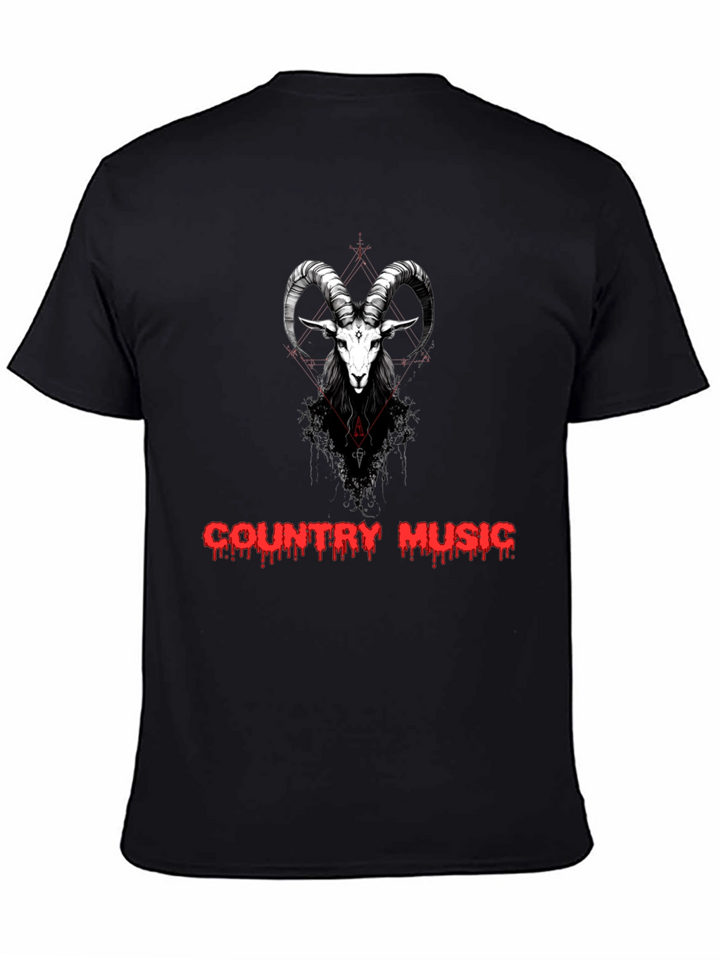 Country Music Goat Graphic T-Shirt