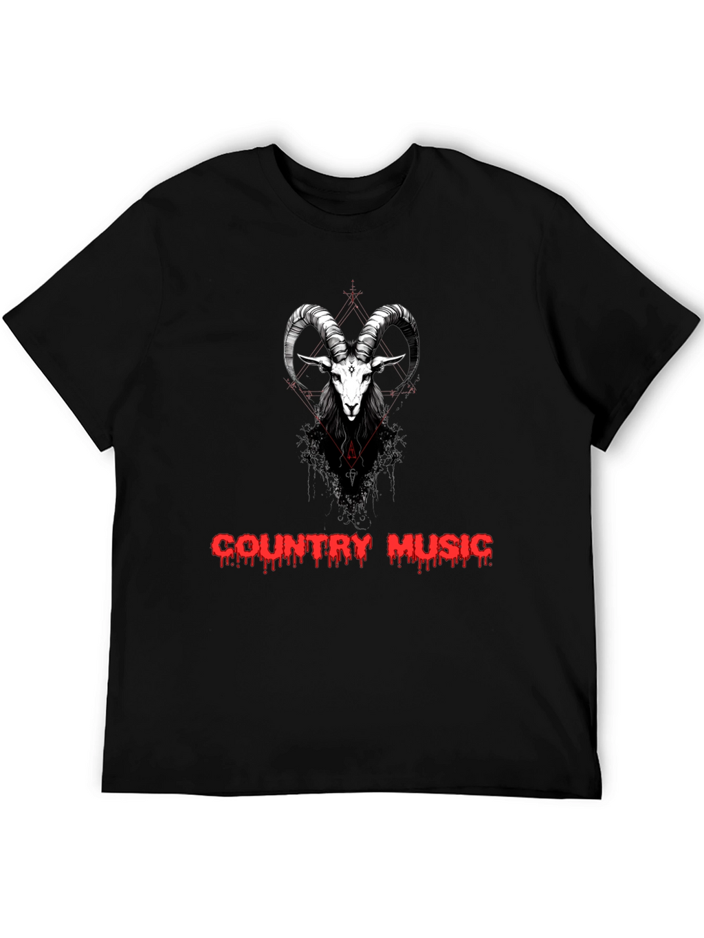 Country Music Goat Graphic T-Shirt