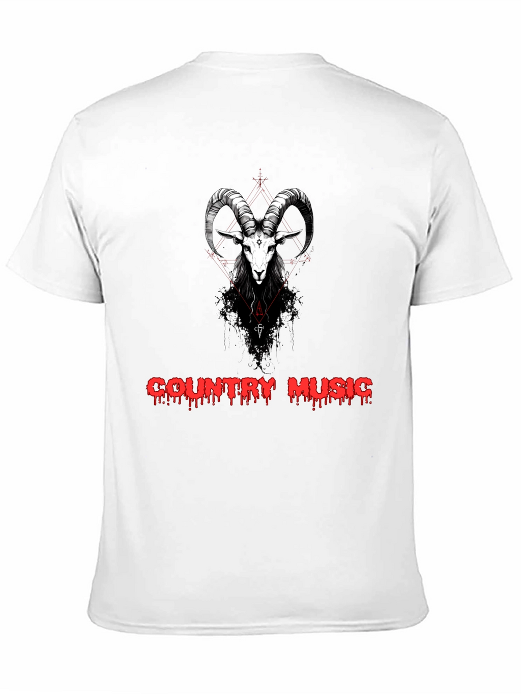 Country Music Goat Graphic T-Shirt