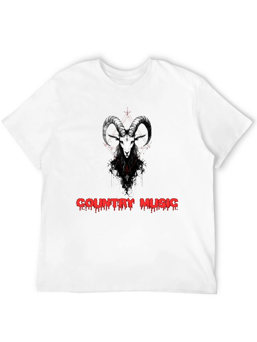 Country Music Goat Graphic T-Shirt