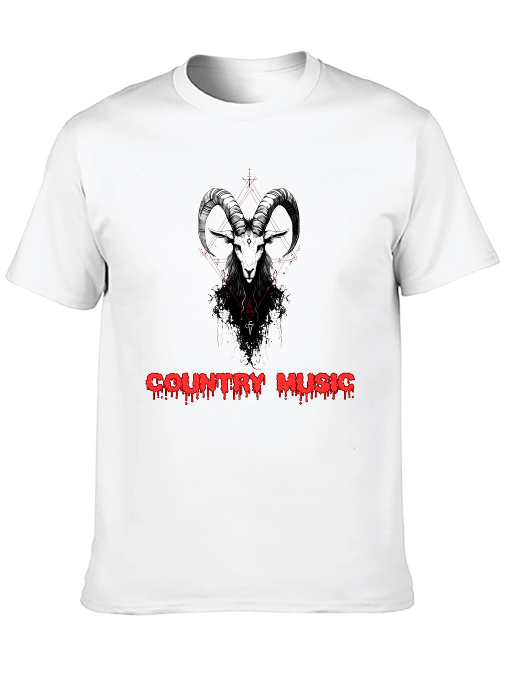 Country Music Goat Graphic T-Shirt