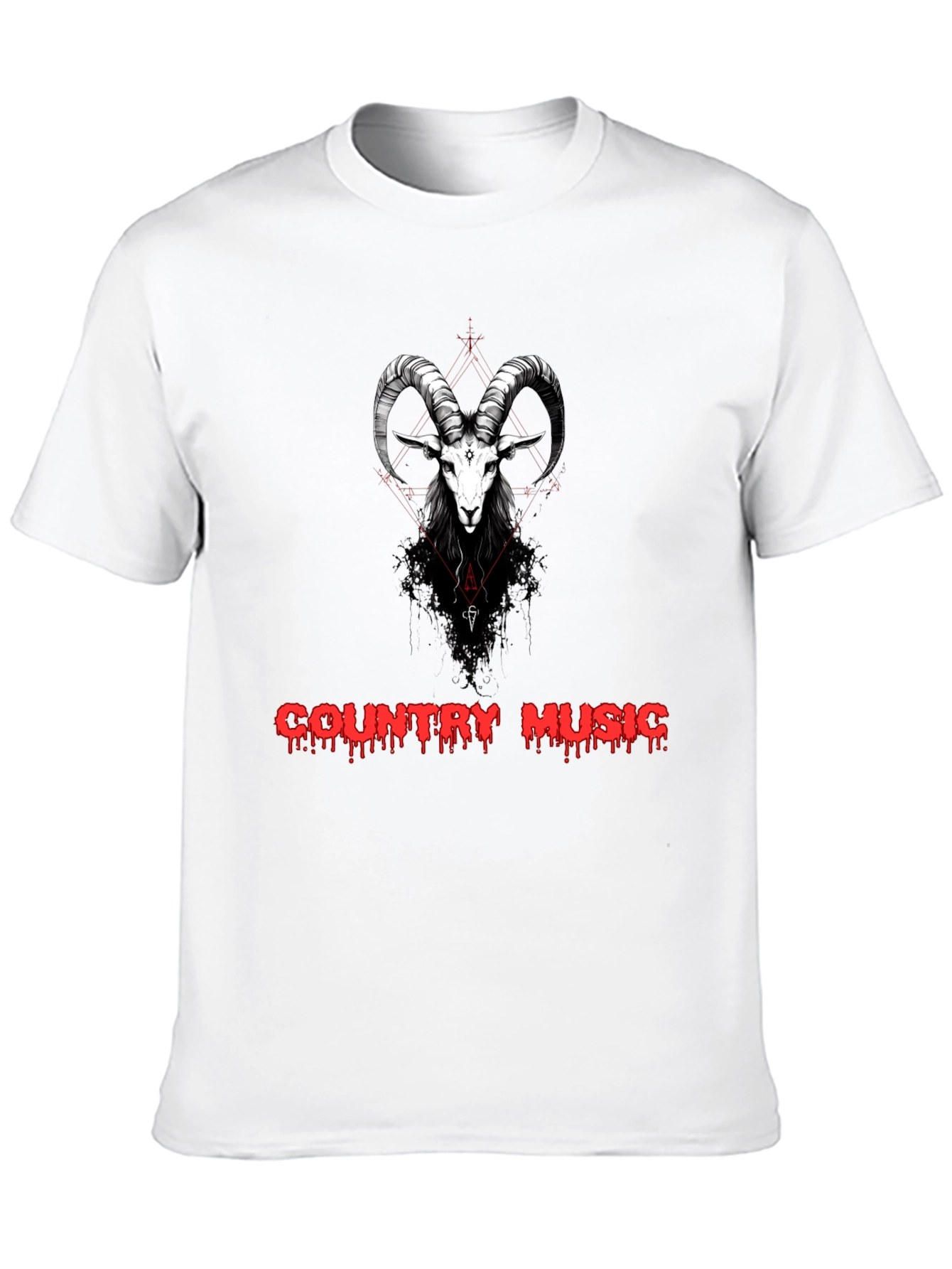 Country Music Goat Graphic T-Shirt