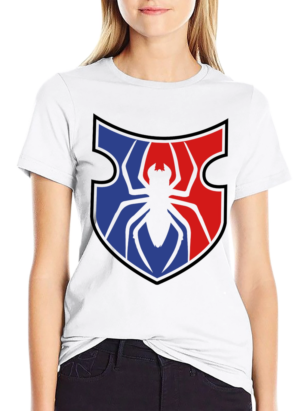 Spider Shield Graphic Tee - Black