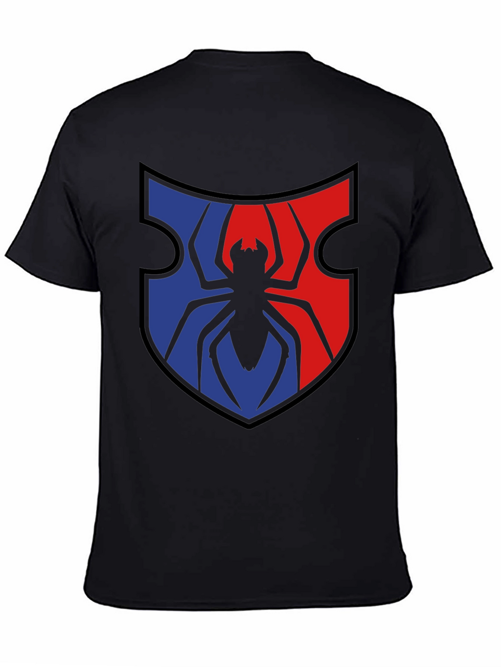 Spider Shield Graphic Tee - Black