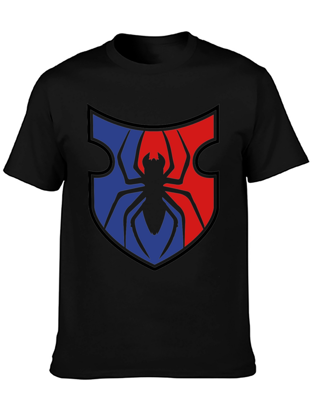 Spider Shield Graphic Tee - Black