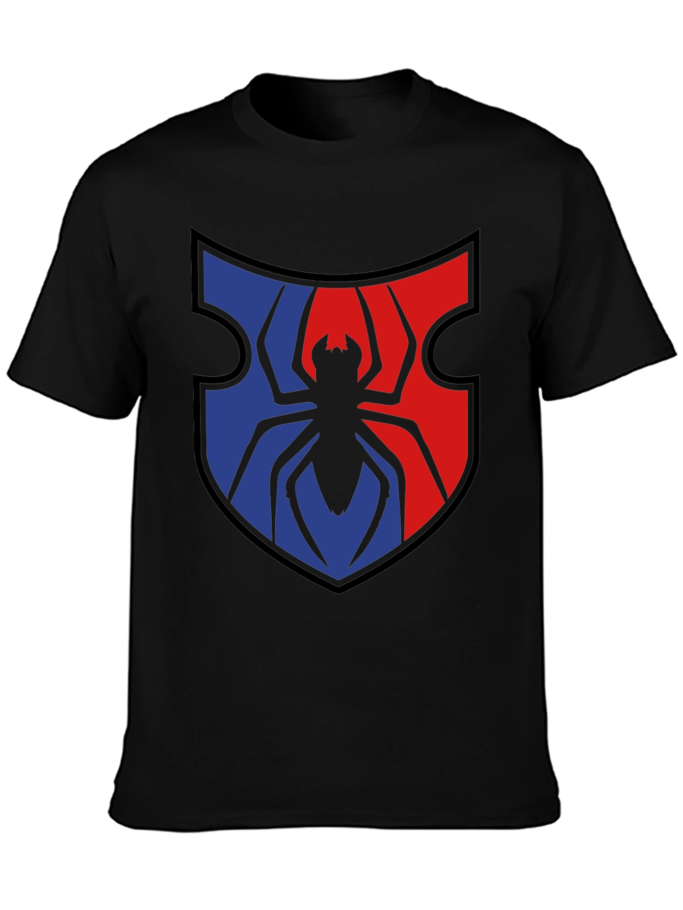 Spider Shield Graphic Tee - Black
