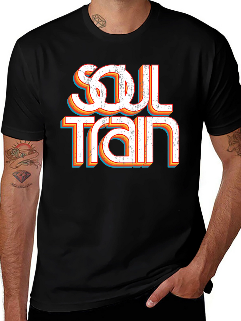 Retro Soul Train Graphic T-Shirt