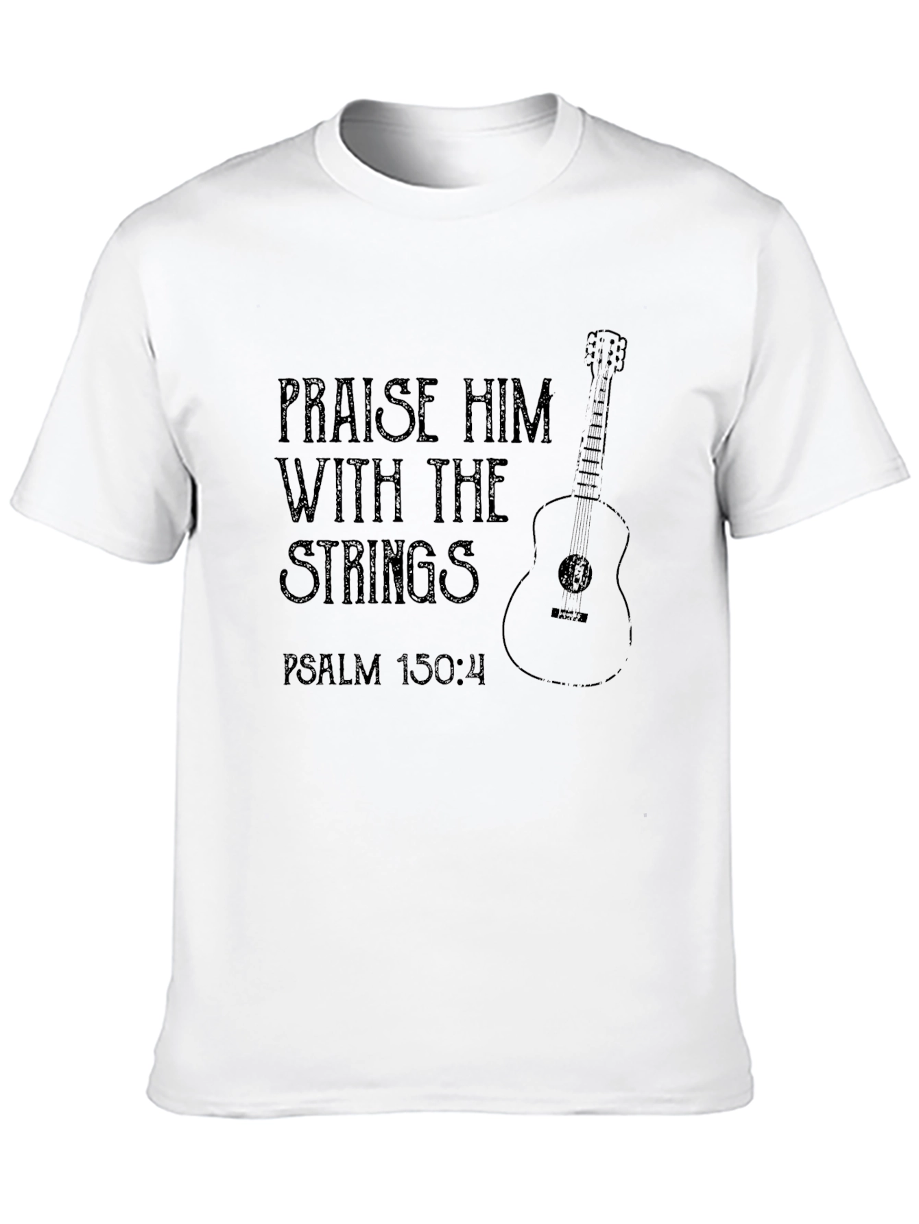 Praise Him Guitar Psalm 150:4 T-Shirt
