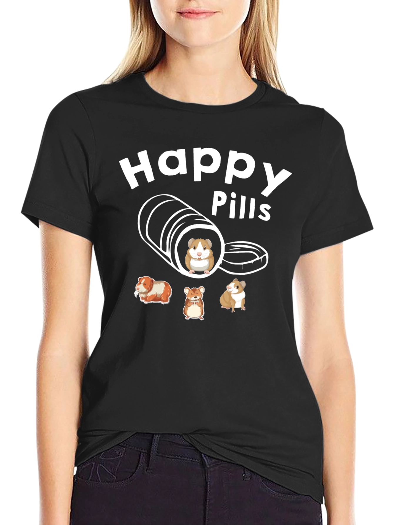 Happy Pills Guinea Pig T-Shirt