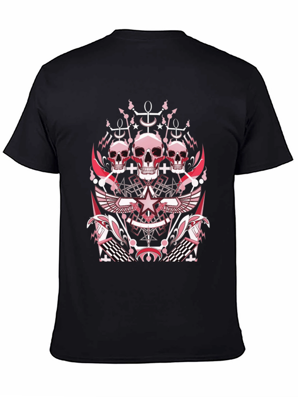 Skull Graphic Print T-Shirt