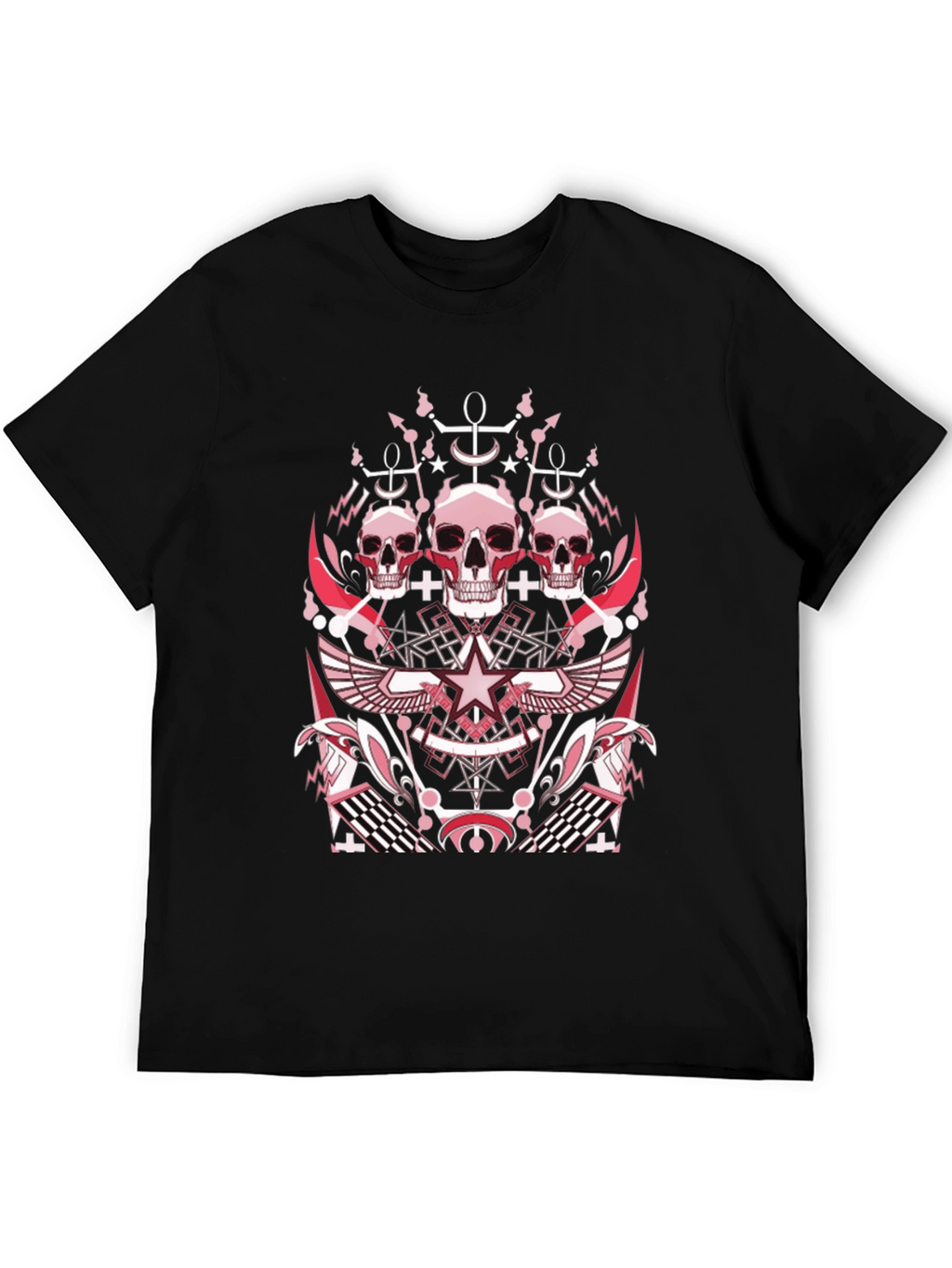 Skull Graphic Print T-Shirt