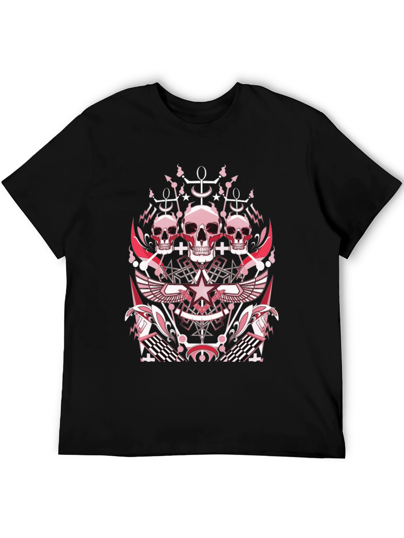 Skull Graphic Print T-Shirt