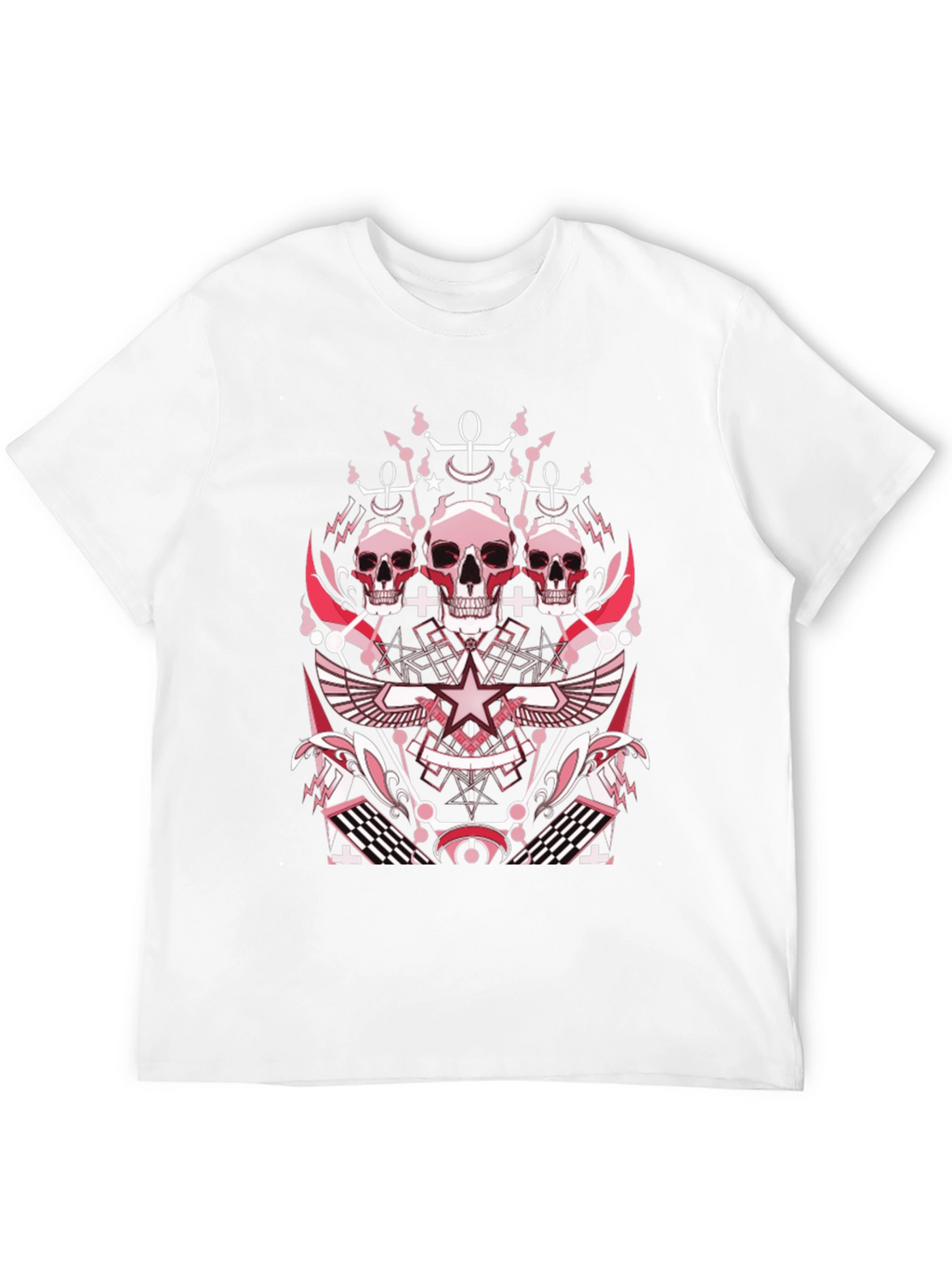 Skull Graphic Print T-Shirt