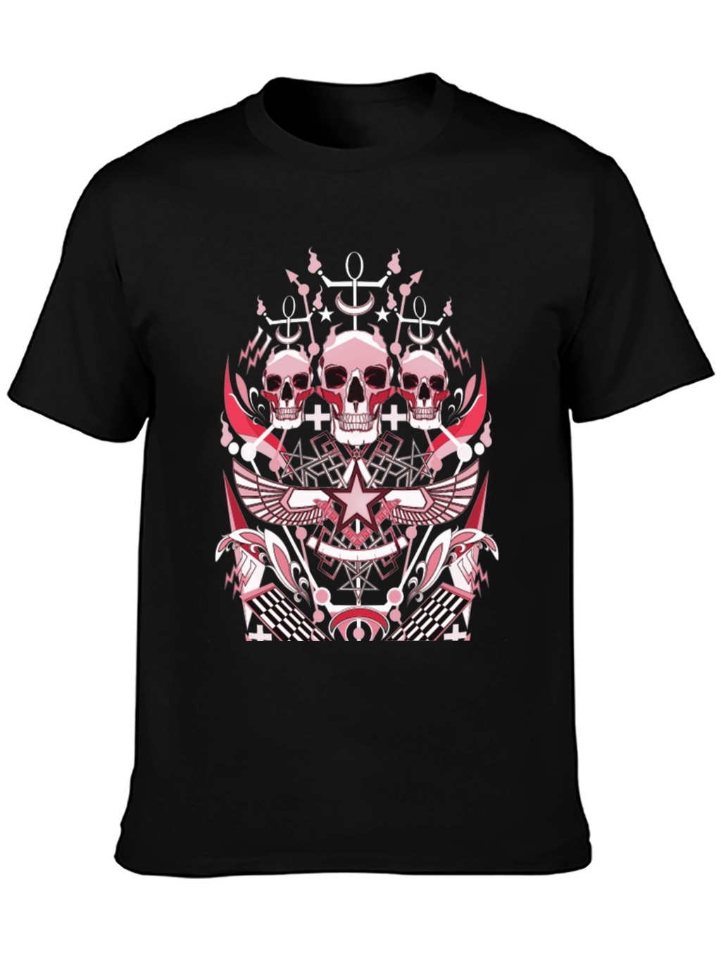 Skull Graphic Print T-Shirt