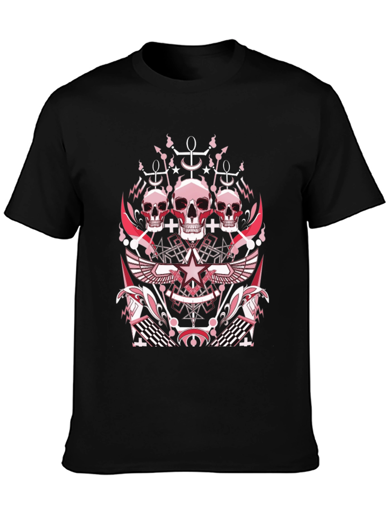 Skull Graphic Print T-Shirt