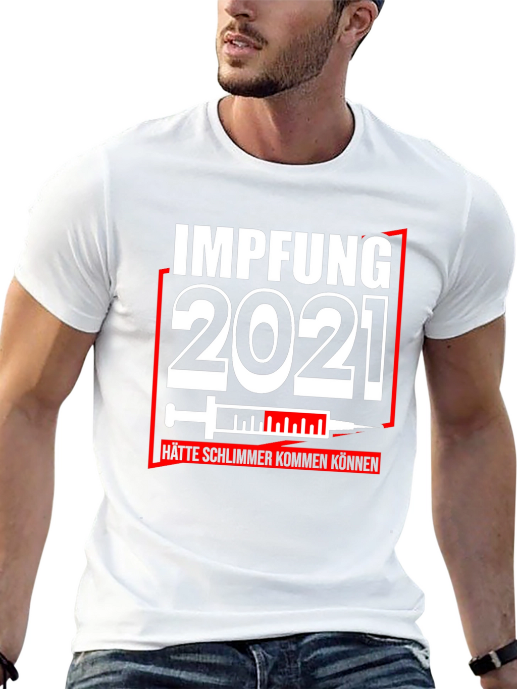 Impfung 2021 Graphic Tee - Vaccine Humor T-Shirt