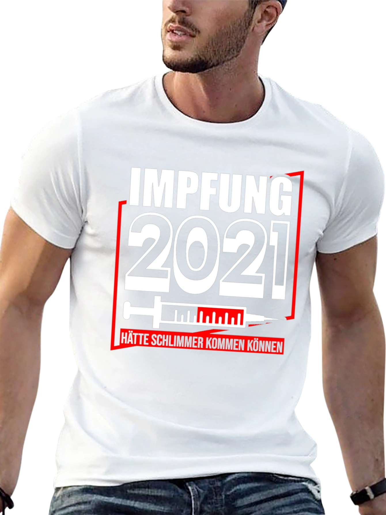 Impfung 2021 Graphic Tee - Vaccine Humor T-Shirt