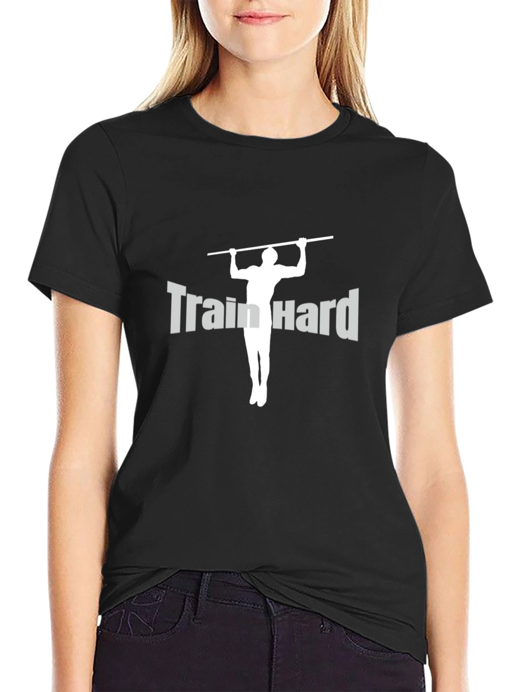 Train Hard Pull-Up Bar T-Shirt